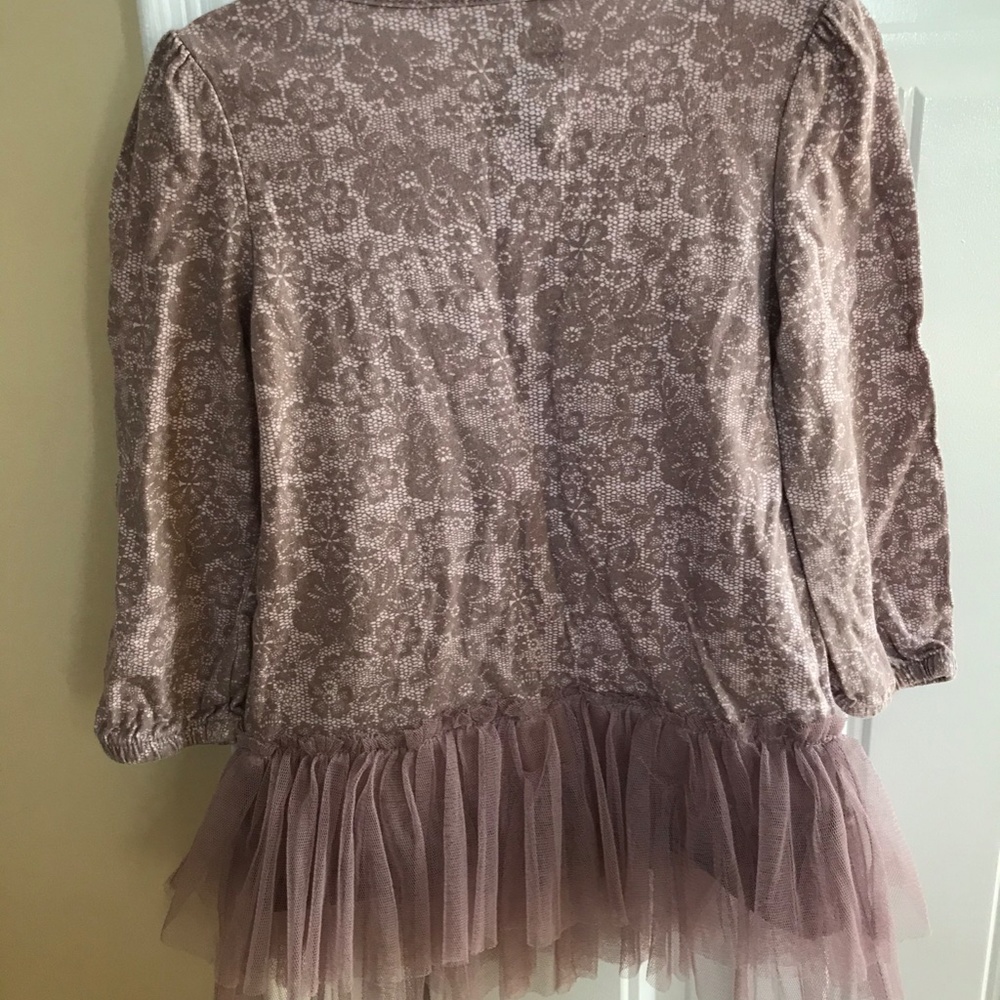 GAP Floral Tunic with Ruffles Size 2T - Picture 2 of 3